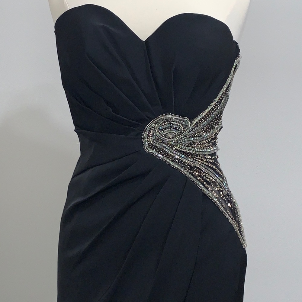Strapless cocktail dress